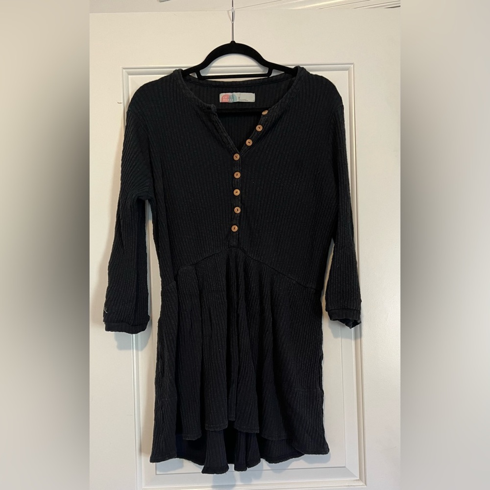 Free People Navy Beach Dress